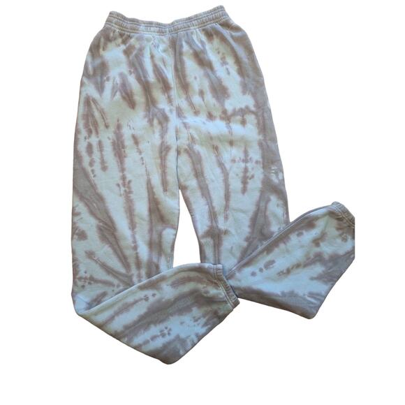 By Samii Ryan Smiley Feel Good Blue Tie Dye Sweatpants size s - Picture 2 of 5